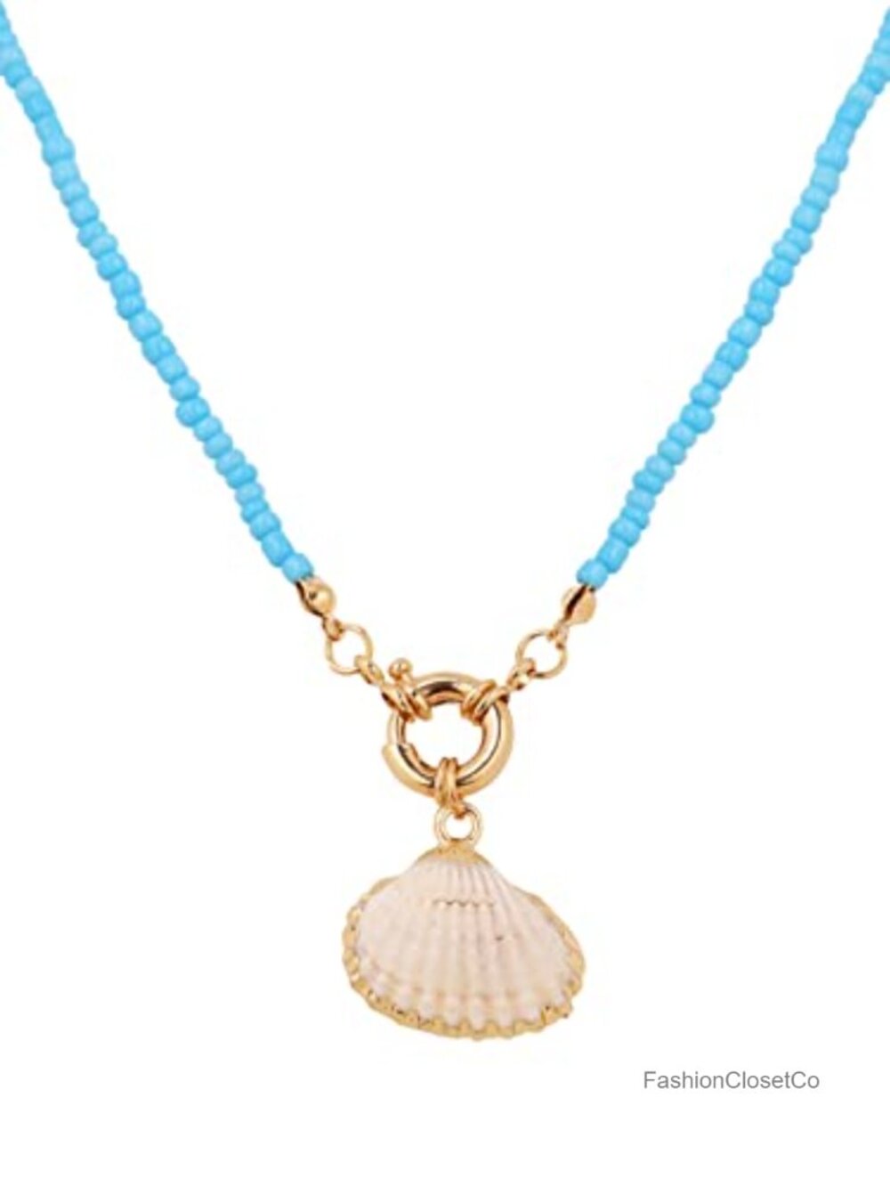 Boho Shell Beaded Choker Necklace Summer Beach Jewelry Gift